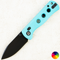 Нож QSP Canary Glyde, Black 14C28N, G10 Blue, QS150GL-C2